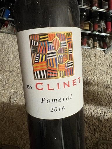 Bordeaux Pomerol Clinet 2016