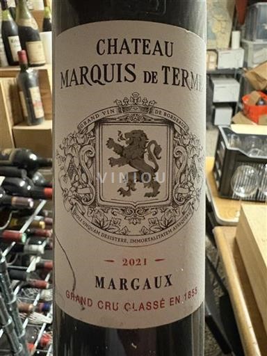Bordéus Margaux Grand Cru Marquis de Terme 2021