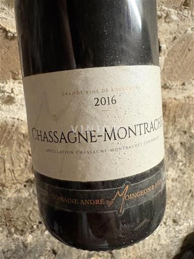 Borgoña Chassagne-Montrachet Domaine André Moingeon & Fils 2016