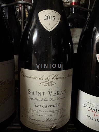 Bourgogne Saint-Véran Domaine La Creuze Noire Les Carrales 2015