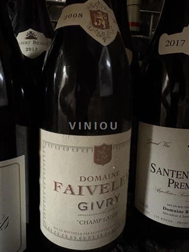 Borgogna Givry Domaine Faiveley Champ Lalot 2008