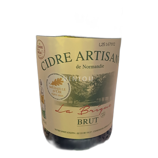 Normandie. Cidre aus der Normandie Cidrerie de la brique Ohne Jahrgang