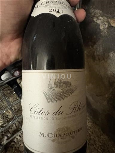 Valle del Ródano Côtes del Ródano M. Chapoutier 2017
