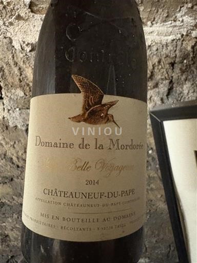 Rhônedalen Châteauneuf-du-Pape Domaine La Mordorée La Belle Voyageuse 2014