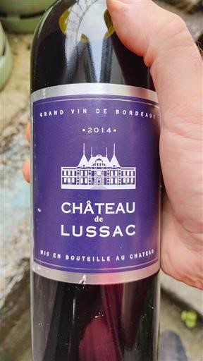 Bordéus Lussac-Saint-Émilion Château Lussac 2014