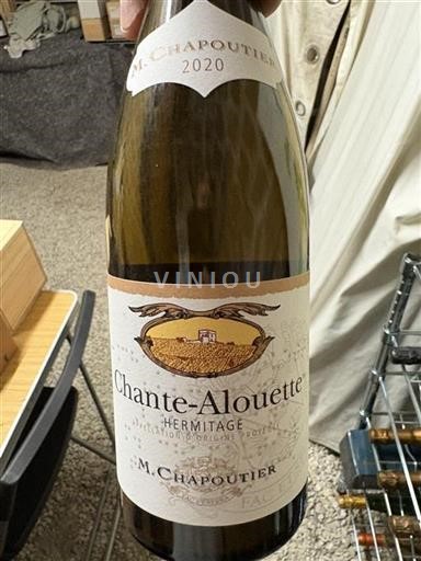 Vallée du Rhône Hermitage M. Chapoutier Chante-Alouette 2020