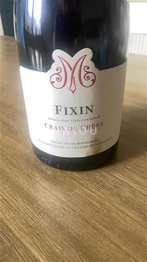 Burgundsko Fixin Château Marsannay Crais de Chêne Neročník