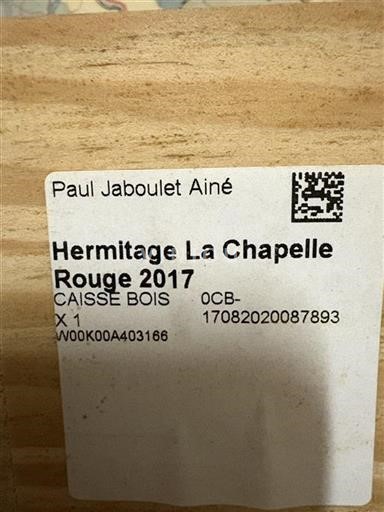 Valle del Rodano Hermitage Paul Jaboulet Aîné La Chapelle 2017