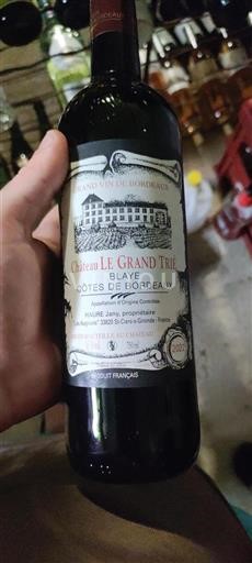 Bordeaux Blaye-Côtes-de-Bordeaux Château Le Grand Trié 2022