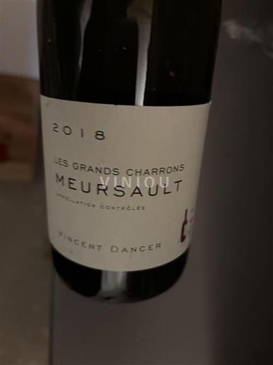 Burgundy Meursault Vincent Dancer Les Grands Charrons 2018
