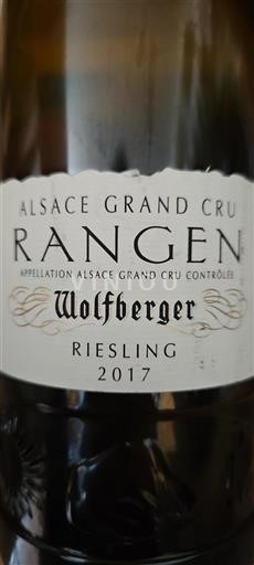Alsazia Non specificato Grand Cru Wolfberger 2017