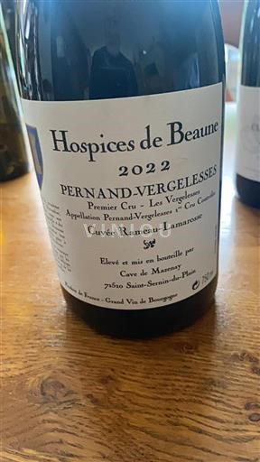 Bourgogne Pernand-vergelesses Premier Cru Hospices de Beaune Rameau-Lamarosse 2022