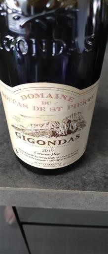 Valle del Rodano Gigondas Domaine Roucas de St Pierre non filtrée 2019