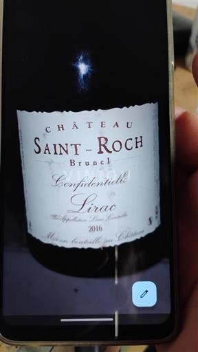 Valle del Rodano Lirac Château Saint-Roch Confidentielle 2016