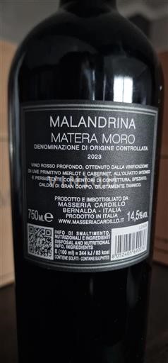 Basilicata Non specificato Masseria Cardillo Malandrina 2023