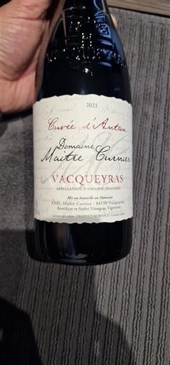 Valle del Rodano Vacqueyras Domaine Maître Curnier d'Antan 2021