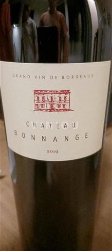 Bordeaux Château Bonnange 2019