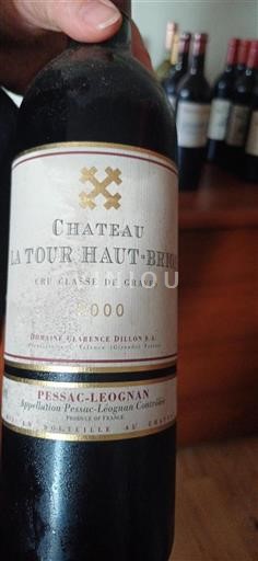 Bordeaux Pessac-Léognan Grand Cru Château La Tour Haut-Brion 2000