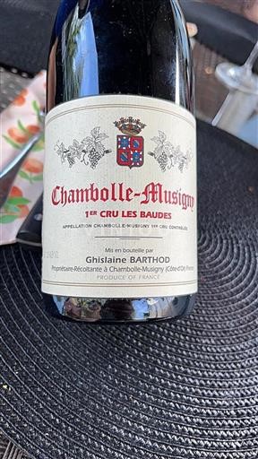Borgogna Chambolle-Musigny Premier Cru Ghislaine Barthod Les Baudes 2008