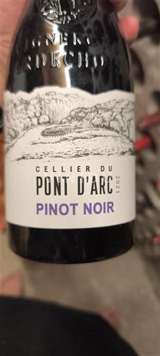 Rona dolina Ni doloceno Cellier du Pont Arc Pinot Noir 2021