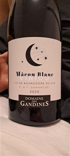 Bourgogne Mâcon og mâcon-landsbyer Domaine Des Gandines 2020