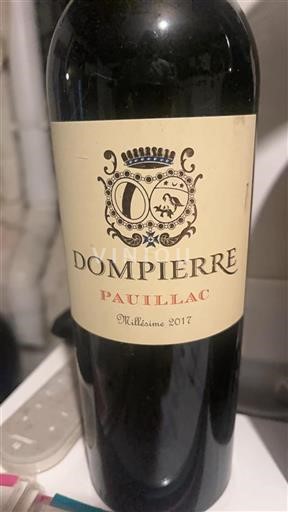 Bordeaux Pauillac Dompierre 2017