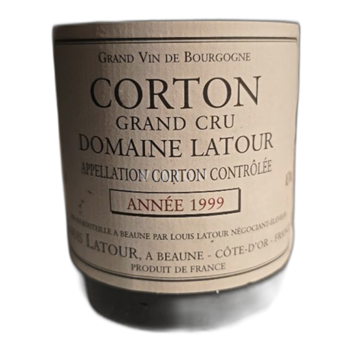 Burgundy Corton Grand Cru Domaine Latour 1999