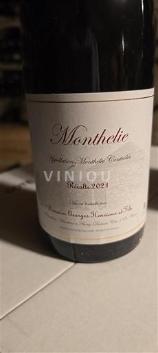 Burgundy Monthélie Domaine Georges Heniroux et Fils 2021