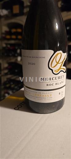 Burgundy Mercurey Olivier Lebeault Roc Blanc 2020