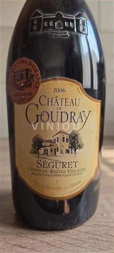 Údolí Rhôny Côtes-du-Rhône-villages Château Goudray 2006