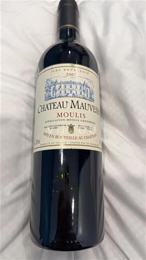 Bordeaux Cru Bourgeois Mauvesin 2007