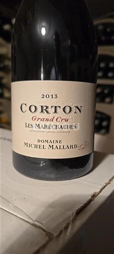 Burgundija Corton Grand Cru Domaine Michel Mallard et Fils Les Maréchaudes 2013