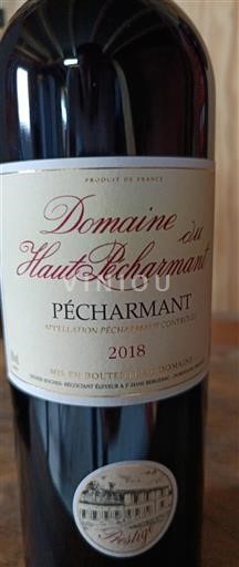 Sud-Ouest Pécharmant Domaine Haut Pécharmant 2018