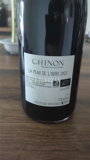 Vallée de la Loire Chinon La Peau de l'Ours 2023