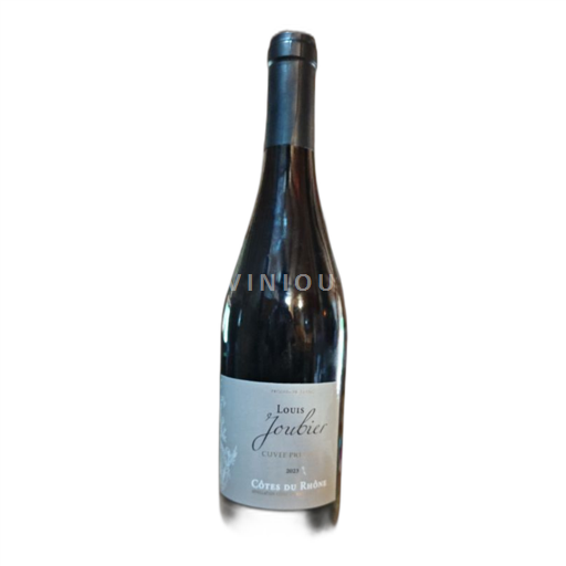 Vin Rouge sec Louis Joubier 2023 France Vallée du Rhône Côtes-du-rhône haute valeur environnementale