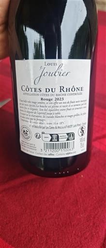 Údolí Rhôny Côtes-du-Rhône Louis Joubier 2023