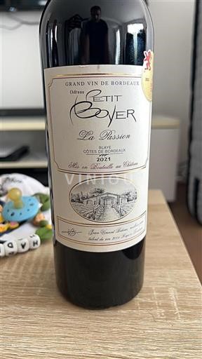 Bordeaux Blaye-côtes-de-bordeaux Château Petit Boyer La Passion 2021