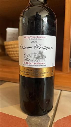 Bordeaux Bordeaux supérieur Château Pertignas 2018