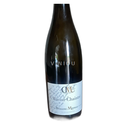 Vin Blanc sec Domaine Mathias 2020 France Bourgogne Mâcon et mâcon-villages bio