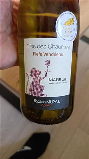 Vale do Loire Fiefs Vendéens Clos des Chaumes 2025