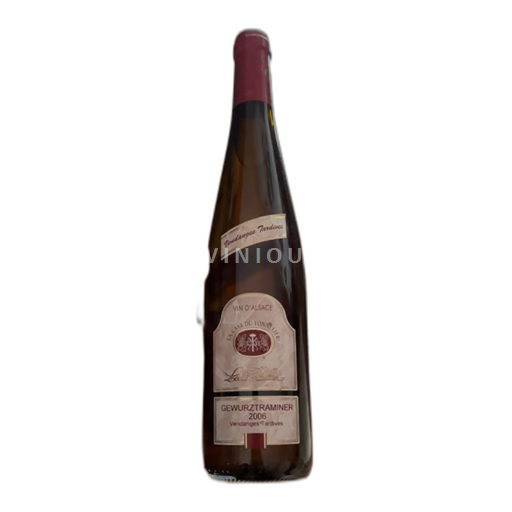 Alsace Gewurztraminer Vendanges Tardives Louis Hauller Vendanges Tardives 2006