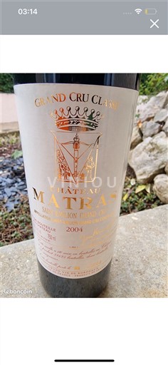 Bordeaux Saint-Émilion Grand Cru Grand Cru Matras 2004