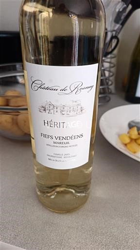 Vale do Loire Fiefs Vendéens Château Rosnay Héritage 2024