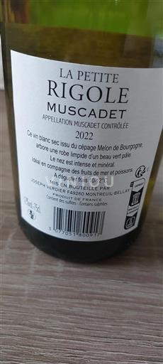 Valle della Loira Muscadet La Petite Rigole 2022