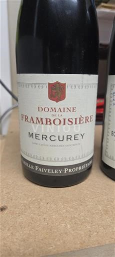 Burgundija Mercurey Domaine La Framboisière 2009