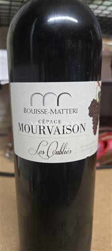 Languedoc Ospecificerad Bouisse-Matteri Les Oubliés 2021