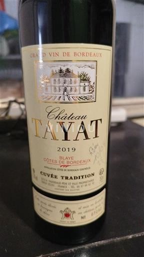 Bordeaux Blaye-côtes-de-bordeaux Château Tayat Tradition 2019