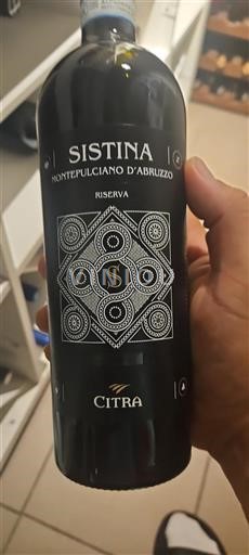 Abruzzo Wines Montepulciano d'Abruzzo Citra Sistina 2020