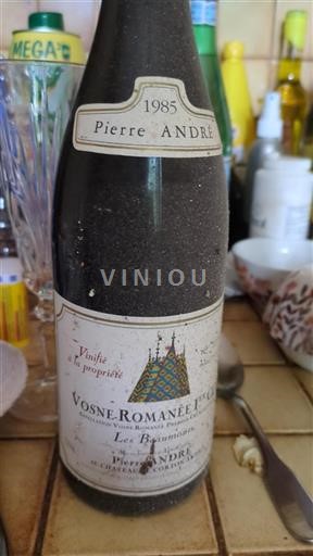 Burgundy Vosne-Romanée Premier Cru Pierre André Les Beaux Monts 1985