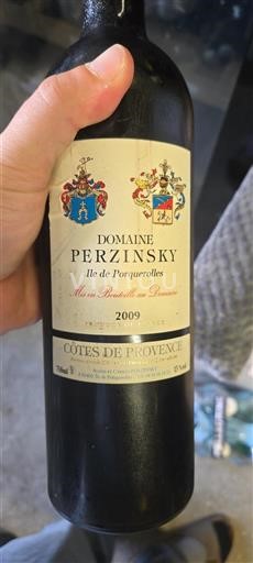 Provenza Côtes-de-Provence Domaine Perzinsky 2009